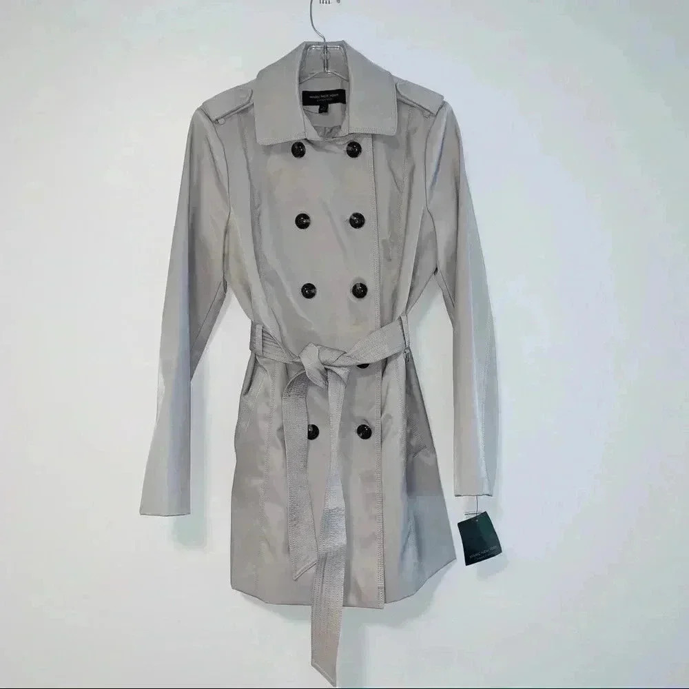 Andrew Marc Double-Breasted Trench Coat​​